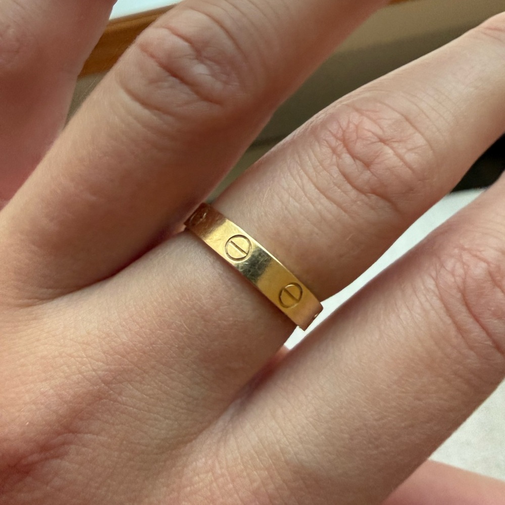 Cartier Love wedding band yellow gold size 55 - Picture 9 of 9